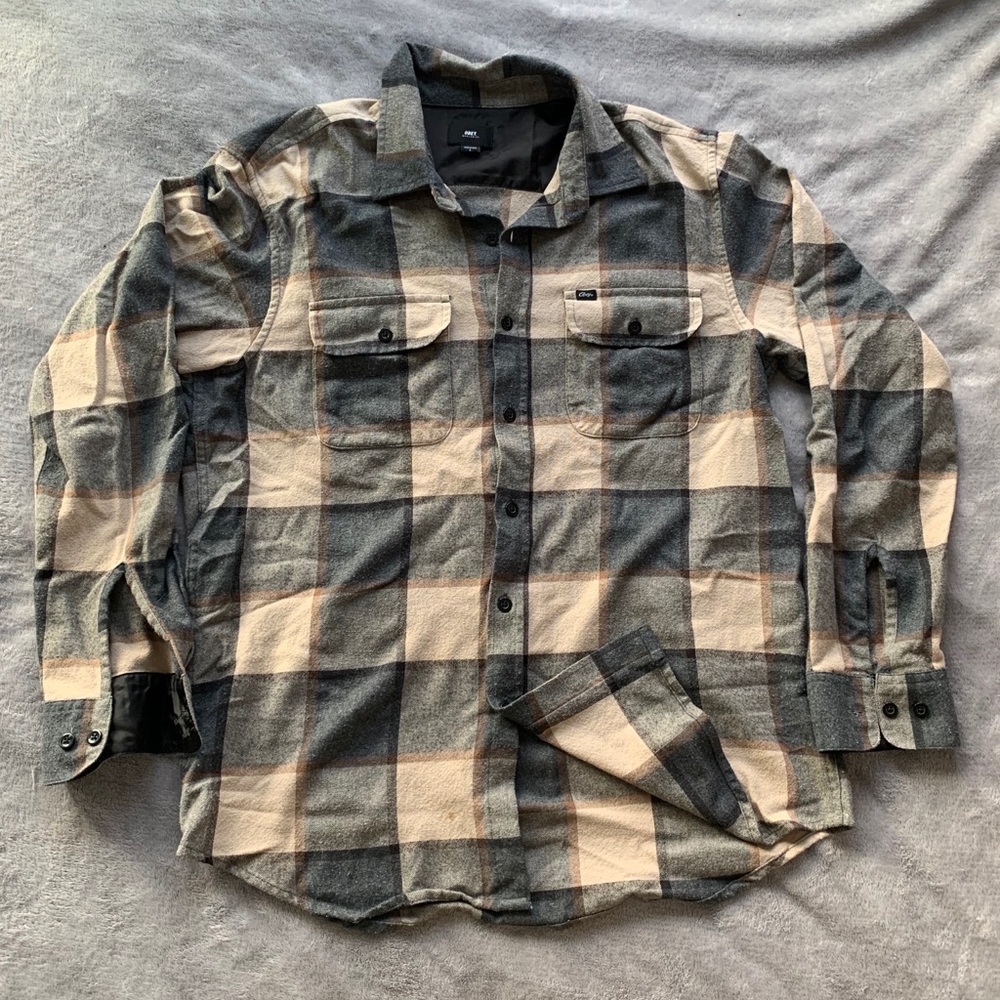Obey flannel button up